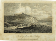 Hastings from the Priory c1817